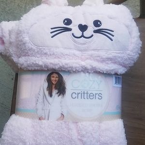 Cozy Hooded Sherpa Robe